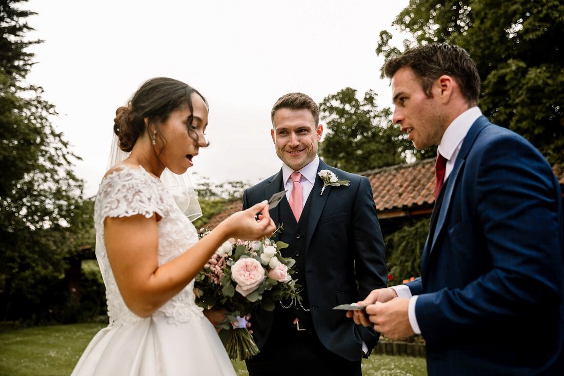 wedding magician blows away bride and groom